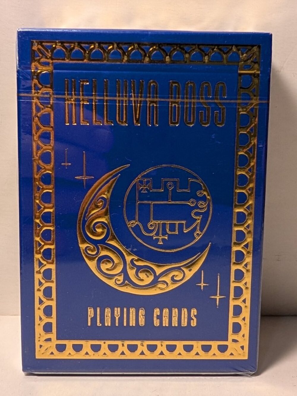 Helluva Boss Gold Foil Cards Playing Cards Full Size 52 Card Deck + 2 Jokers